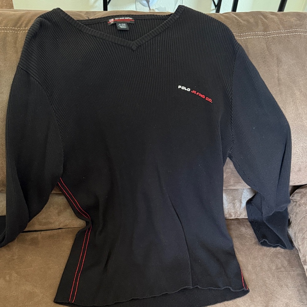 Black Sweater for Men polo jeans co